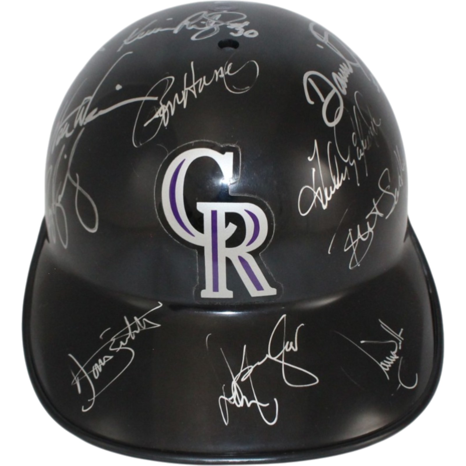 Walker Bichette Castilla +22 Signed Colorado Rockies 1995 Helmet Beckett 55420 3 Walker Bichette Castilla +22 Signed Colorado Rockies 1995 Helmet Beckett 55420