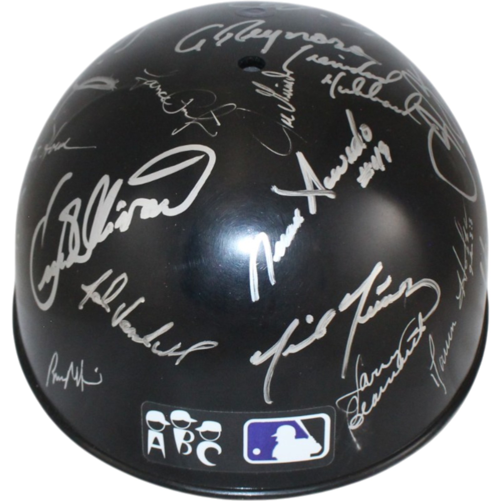 Walker Bichette Castilla +22 Signed Colorado Rockies 1995 Helmet Beckett 55420 4 Walker Bichette Castilla +22 Signed Colorado Rockies 1995 Helmet Beckett 55420