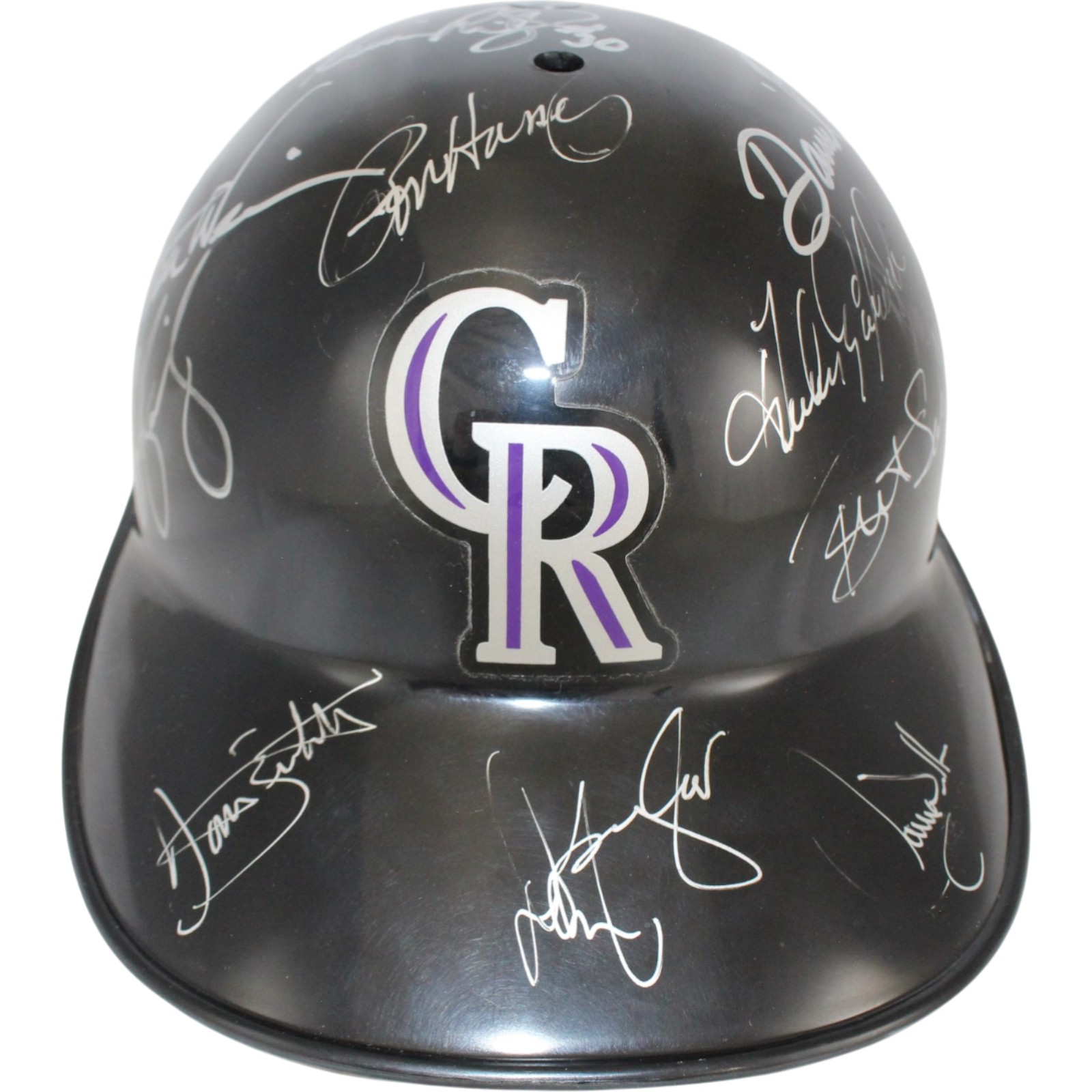 Walker Bichette Castilla +22 Signed Colorado Rockies 1995 Helmet Beckett 55420 8 Walker Bichette Castilla +22 Signed Colorado Rockies 1995 Helmet Beckett 55420