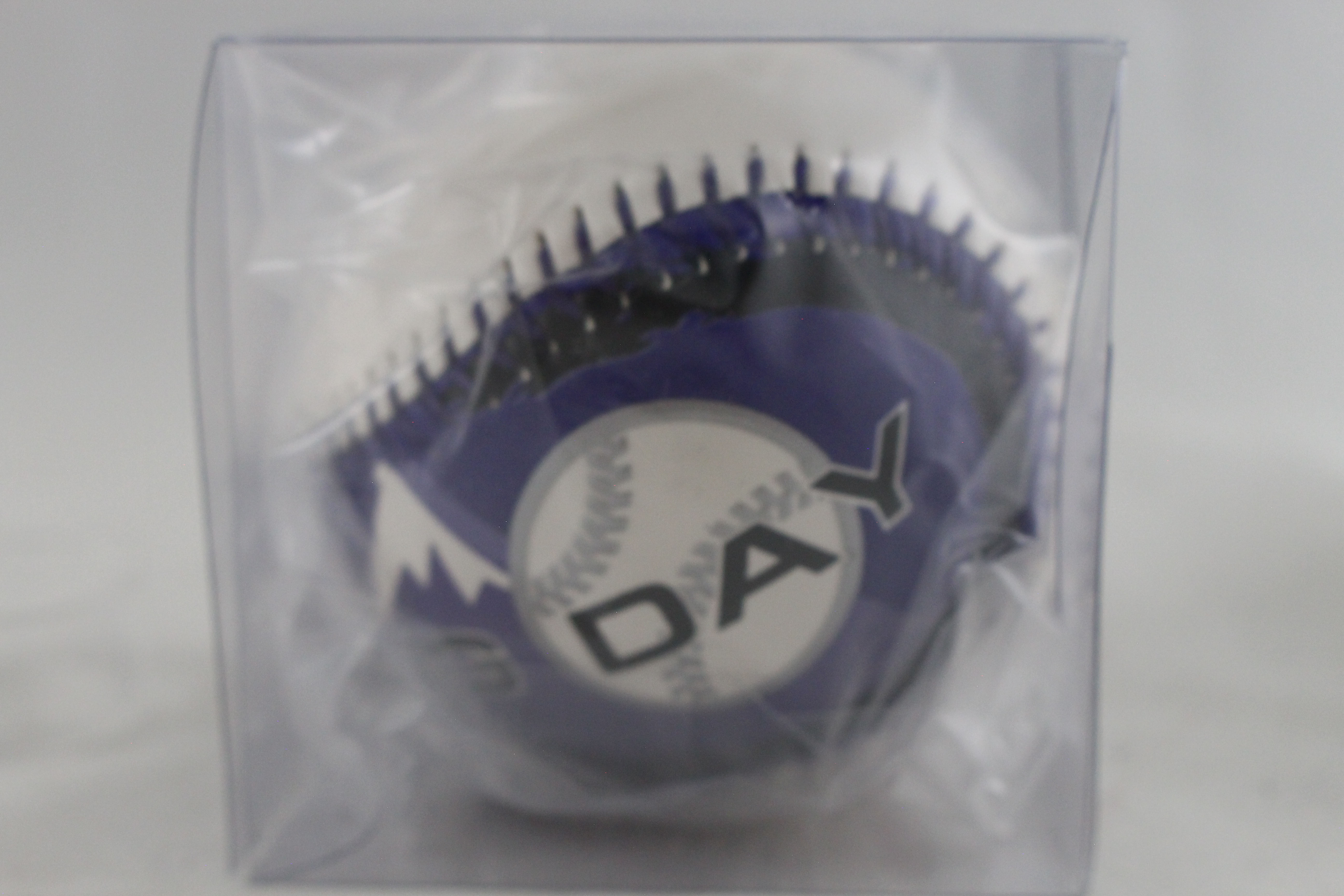 Colorado Rockies 1999 Opening Day Purple Baseball vs San Diego Padres 51513