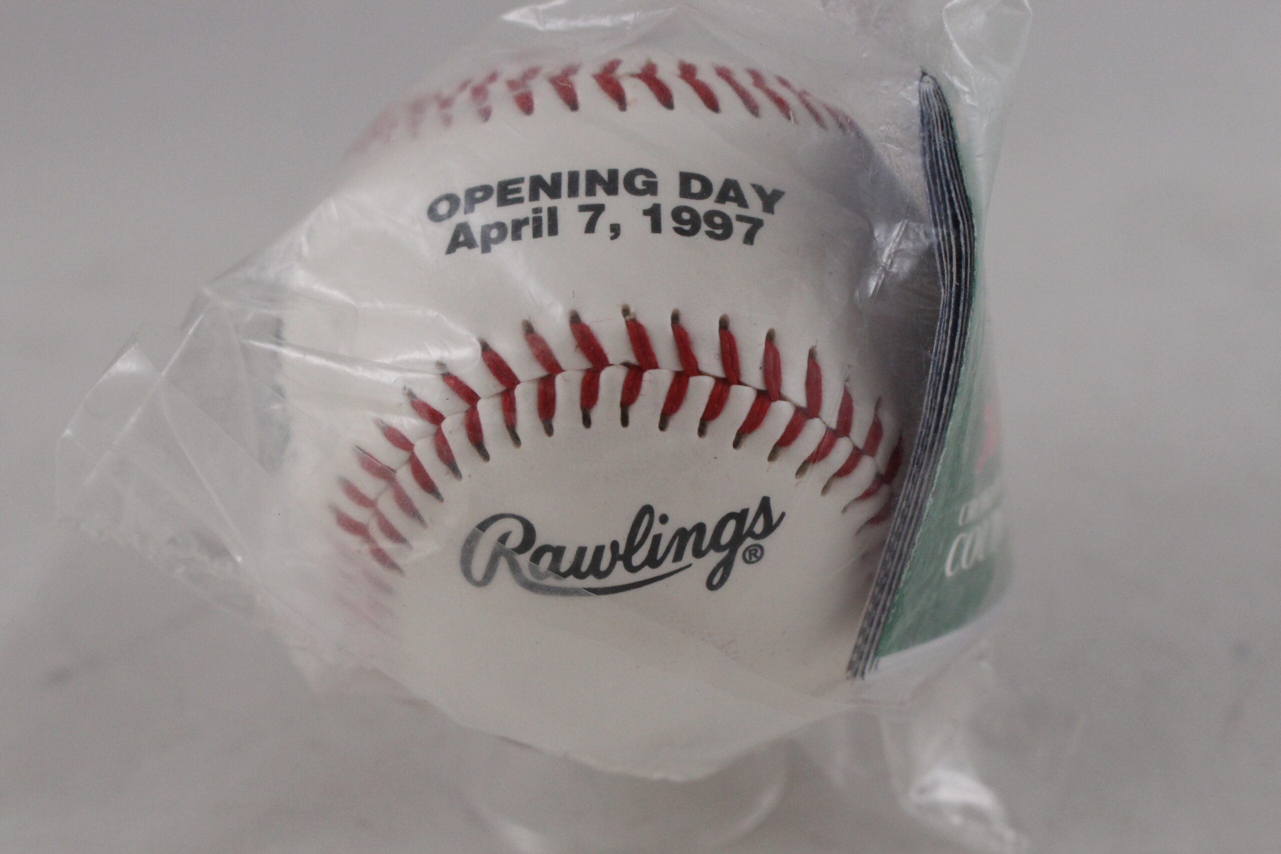 Colorado Rockies 1997 Opening Day Tru Value Baseball vs Colorado Rockies 1997 Opening Day Tru Value Baseball vs. Cincinnati Reds 51509