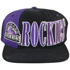 Colorado Rockies Vintage Starter Tripower Snapback Hat 56011