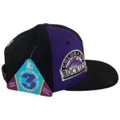 Colorado Rockies Vintage Starter Tripower Snapback Hat 56011