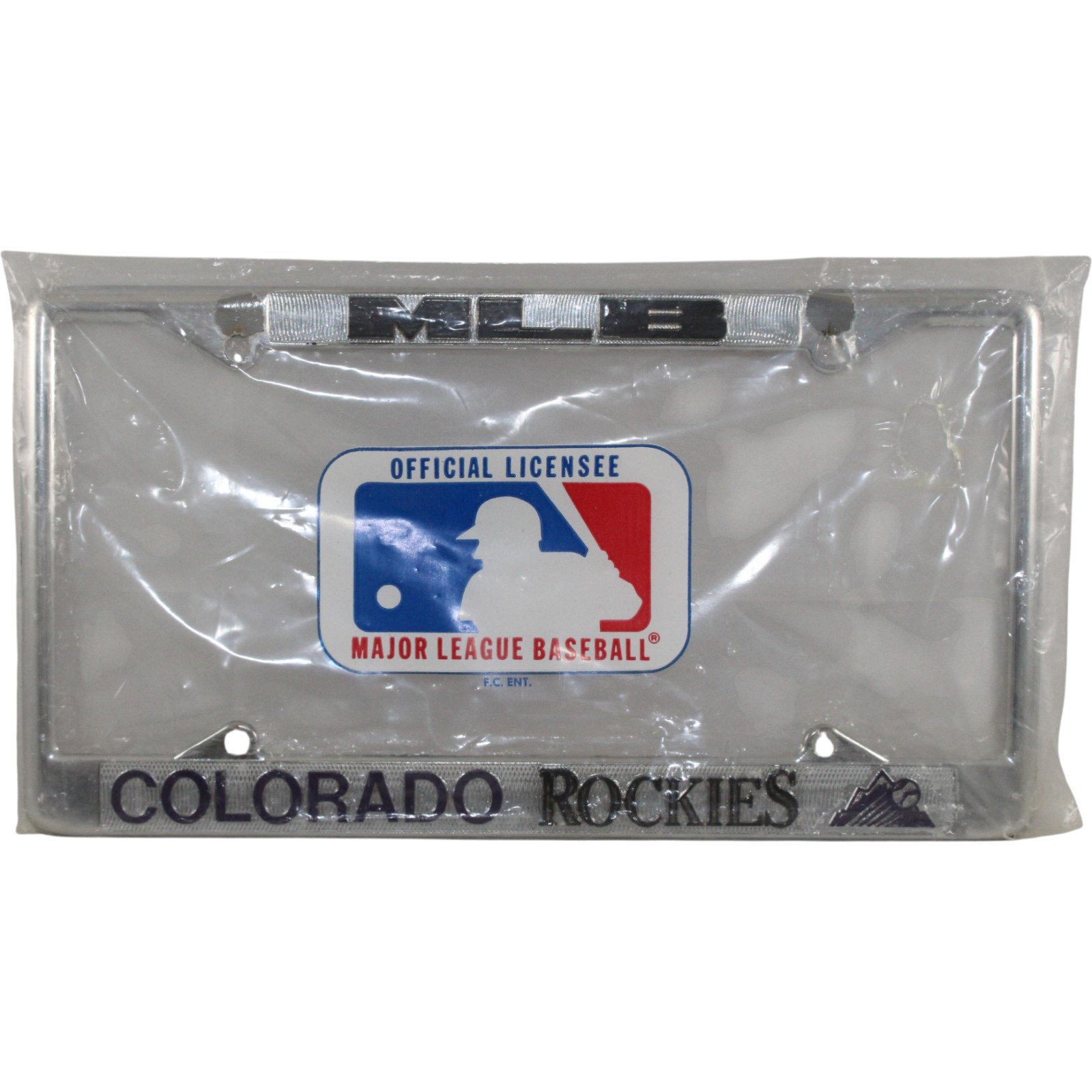 Colorado Rockies New Metal Chrome License Plate Frame 55354