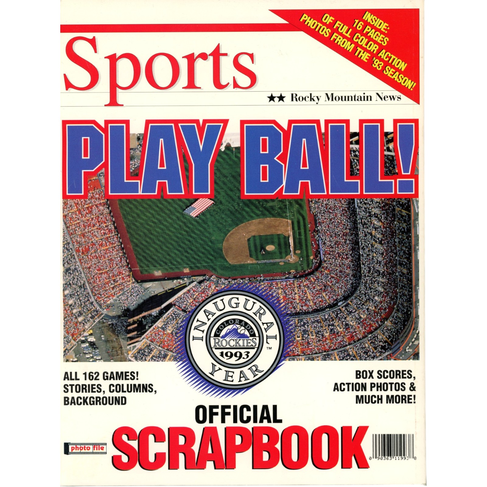 Colorado Rockies 1993 Inaugural Season Complete Year Scrapbook Magazine 55525 2 Colorado Rockies 1993 Inaugural Season Complete Year Scrapbook Magazine 55525