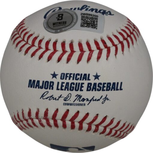 David Cone Autographed New York Yankees OML Baseball 7/18/99 PG Beckett 50121