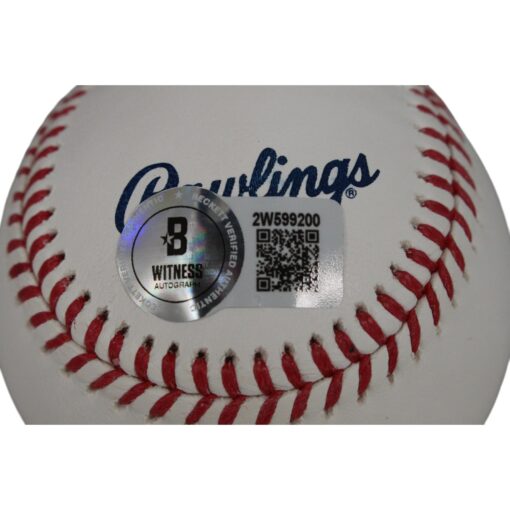 David Cone Autographed New York Yankees OML Baseball 7/18/99 PG Beckett 50121
