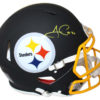 James Conner Signed Pittsburgh Steelers Black Matte Authentic Helmet JSA 24001