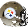 James Conner Autographed Pittsburgh Steelers Chrome Replica Helmet JSA 24000
