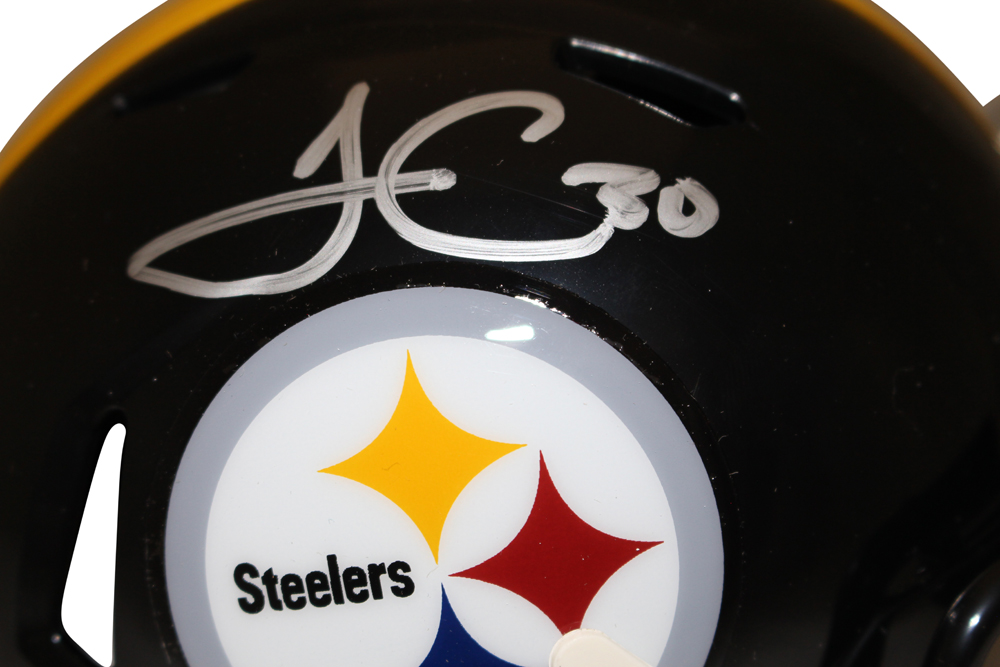 James Connor Autographed/Signed Pittsburgh Steelers Mini Helmet Beckett