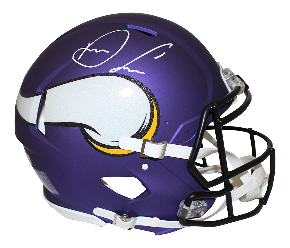 Dalvin Cook Autographed Minnesota Vikings Authentic Speed Helmet Beckett
