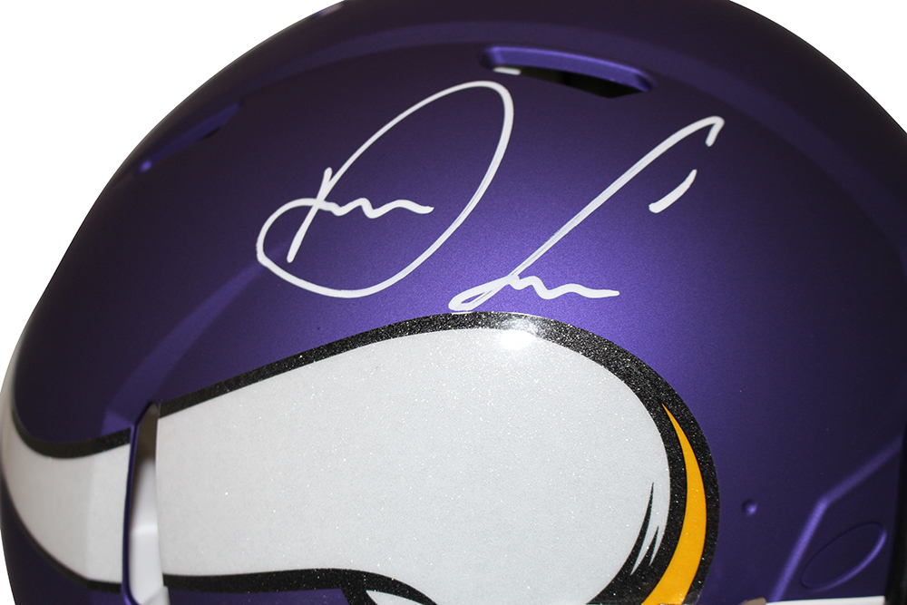 Dalvin Cook Autographed Minnesota Vikings Authentic Speed Helmet Beckett
