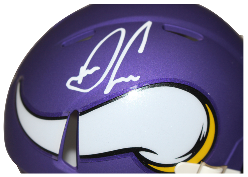 Dalvin Cook Autographed Minnesota Vikings Speed Mini Helmet Beckett