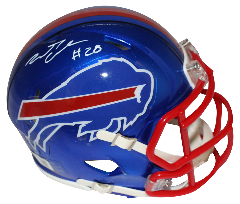 James Cook Autographed Buffalo Bills Flash Mini Helmet Beckett