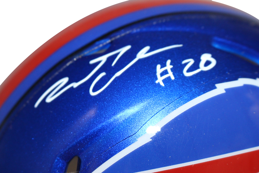 James Cook Autographed Buffalo Bills Flash Mini Helmet Beckett