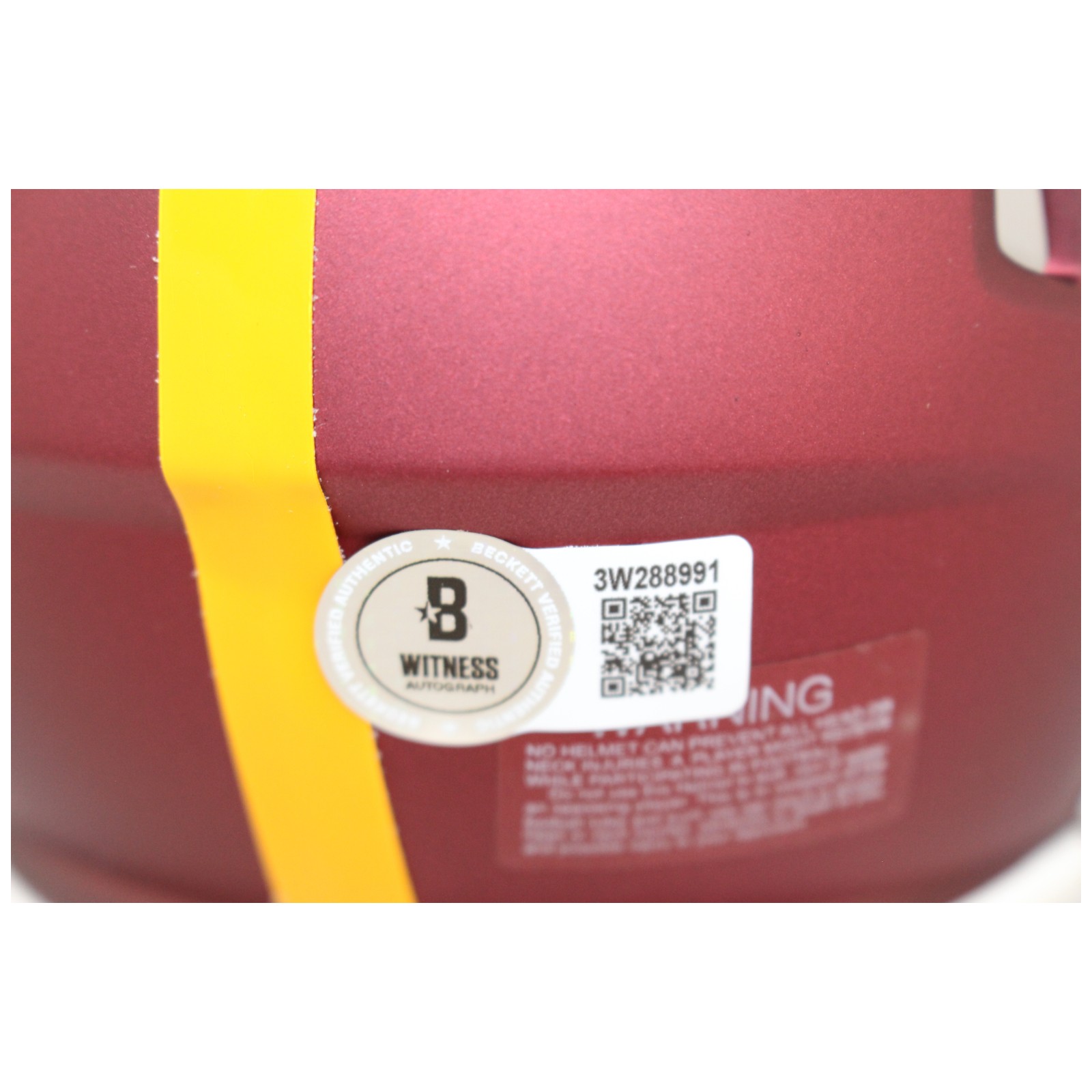 Chris Cooley Autographed Washington Commanders Mini Helmet Beckett Witness 52880 4 Chris Cooley Autographed Washington Commanders Mini Helmet Beckett Witness 52880