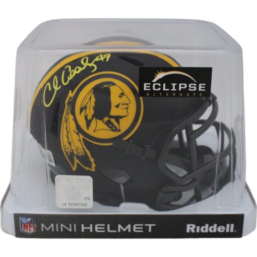 Chris Cooley Autographed Washington Redskins Eclipse Mini Helmet Beckett 48043