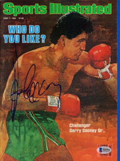 Gerry Cooney Signed Boxing Sports Illustrated Magazine 6/7/1982 Beckett