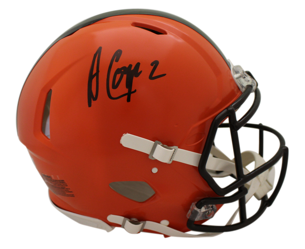 Amari Cooper Autographed Cleveland Browns Speed Authentic Helmet BAS