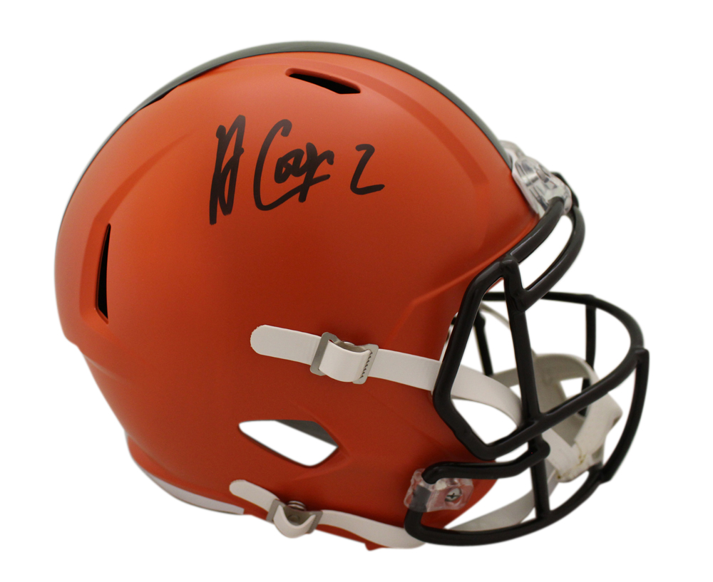 Amari Cooper Autographed Cleveland Browns Speed F/S Helmet BAS