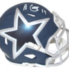 Amari Cooper Autographed/Signed Dallas Cowboys AMP Mini Helmet JSA 24008