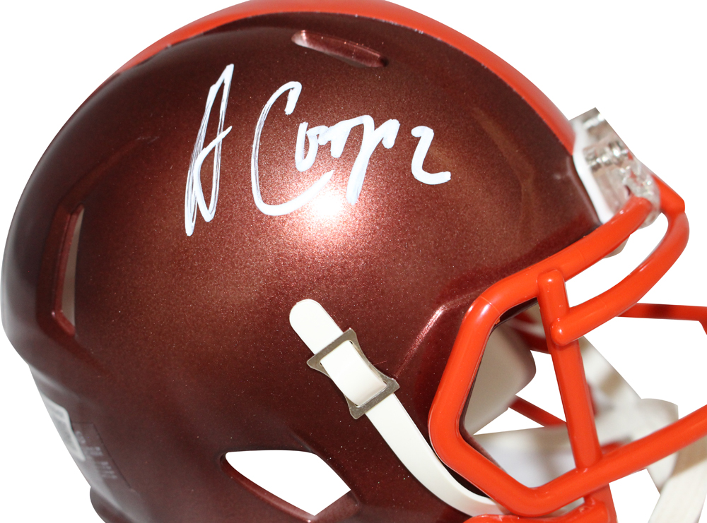 Amari Cooper Signed Cleveland Browns Flash Mini Helmet Beckett
