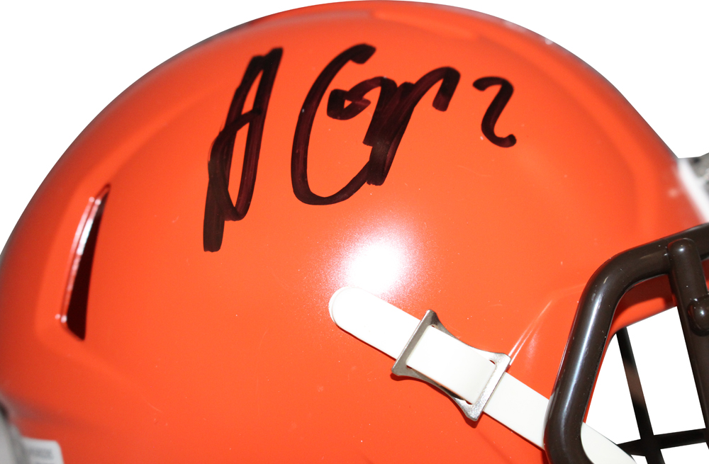 Amari Cooper Signed Cleveland Browns Speed Mini Helmet Beckett