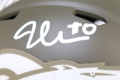 Jonathon Cooper Autographed Denver Broncos 22 STS Mini Helmet Beckett WIT 52791