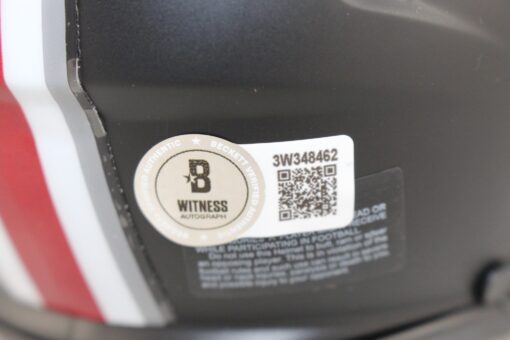 Jonathon Cooper Autographed Ohio State Buckeyes Mini Helmet Black Beckett 52842