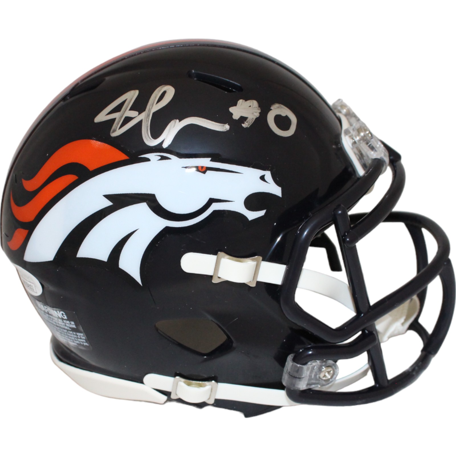 Jonathon Cooper Autographed Denver Broncos Mini Helmet JSA