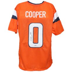 Jonathon Cooper Autographed/Signed Pro Orange XL White Jersey Beckett W 52900