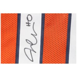 Jonathon Cooper Autographed/Signed Pro Orange XL White Jersey Beckett W 52900