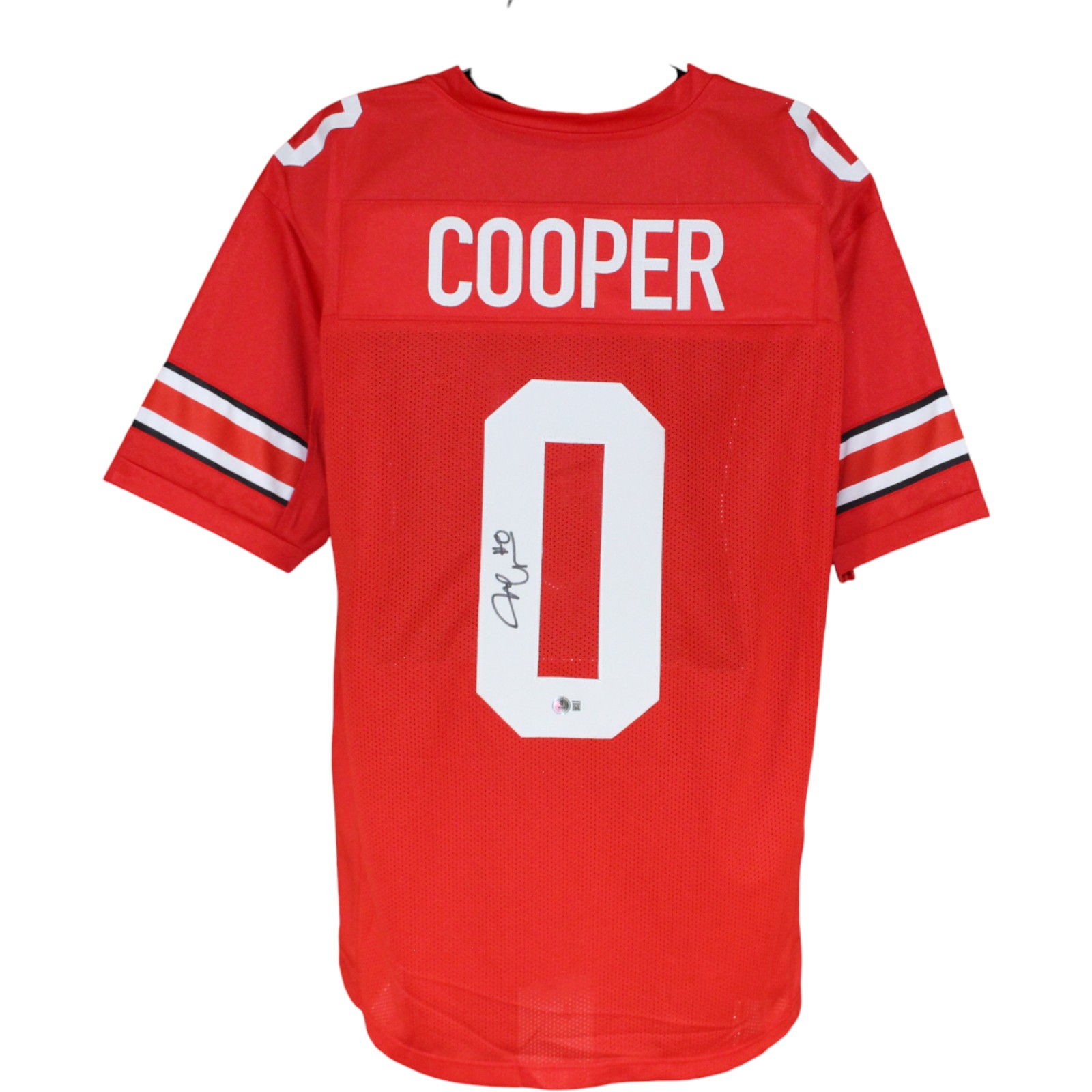 Jonathon Cooper Autographed/Signed College Style XL Red Jersey Beckett W 52835