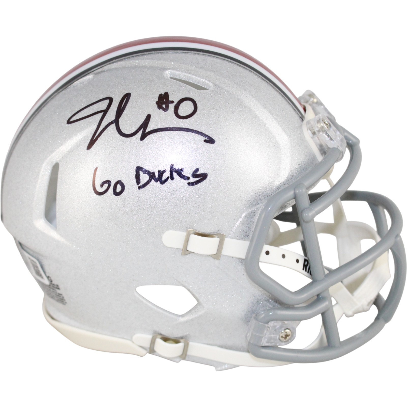 Jonathon Cooper Autographed Ohio State Buckeyes Mini Helmet Insc Beckett W 52841