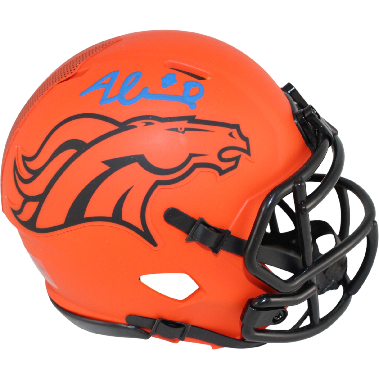 Jonathon Cooper Auographed Denver Broncos Rave Mini Helmet Beckett Witness 52838
