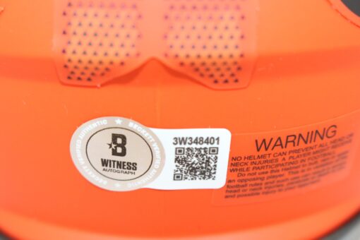 Jonathon Cooper Auographed Denver Broncos Rave Mini Helmet Beckett Witness 52838