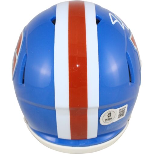 Jonathon Cooper Autographed Denver Broncos Mini Helmet TB Beckett Witness 52839