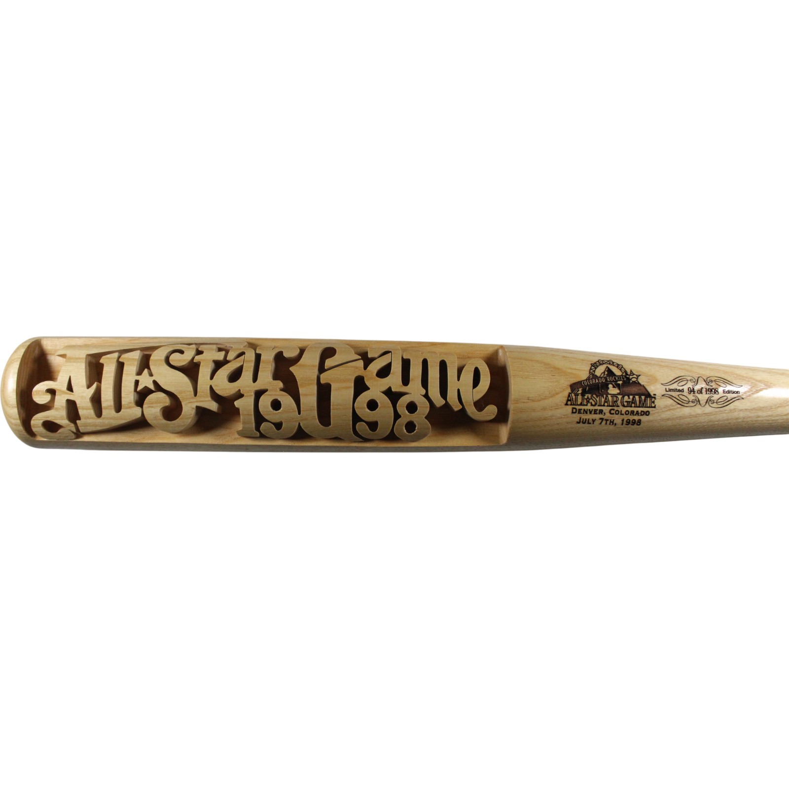 Colorado Rockies 1998 All Star Game Heavy Hitter Baseball Bat 53441 3 Colorado Rockies 1998 All Star Game Heavy Hitter Baseball Bat 53441