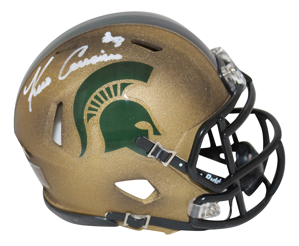 Kirk Cousins Autographed Michigan State 2011 Textured Mini Helmet BAS 28010