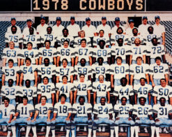 Dallas Cowboys 1978 Team Roster 8x10 Photo 48457