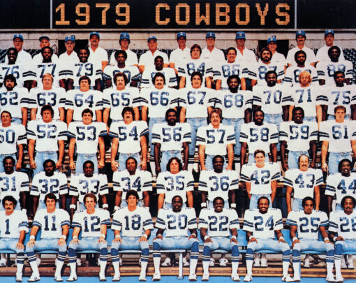 Dallas Cowboys 1979 Team Roster 8x10 Photo 48456