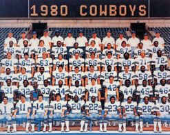 Dallas Cowboys 1980 Team Roster 8x10 Photo 48455