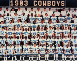Dallas Cowboys 1983 Team Roster 8x10 Photo 48452