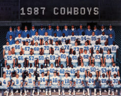 Dallas Cowboys 1987 Team Roster 8x10 Photo 48448