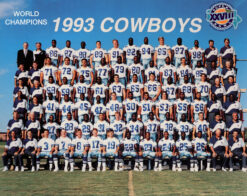 Dallas Cowboys 1993 SB XXVIII Champions Team Roster 8x10 Photo 48440