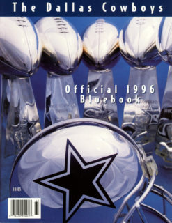 Dallas Cowboys 1996 Bluebook Magazine