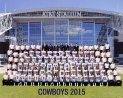 Dallas Cowboys 2015 Team Roster 8x10 Photo 48436