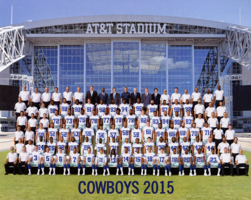 Dallas Cowboys 2015 Team Roster 8x10 Photo 48436