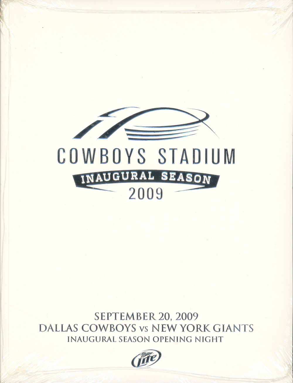 Dallas Cowboys Stadium Inugural Season 9/20/2009 Opening Night vs Giants