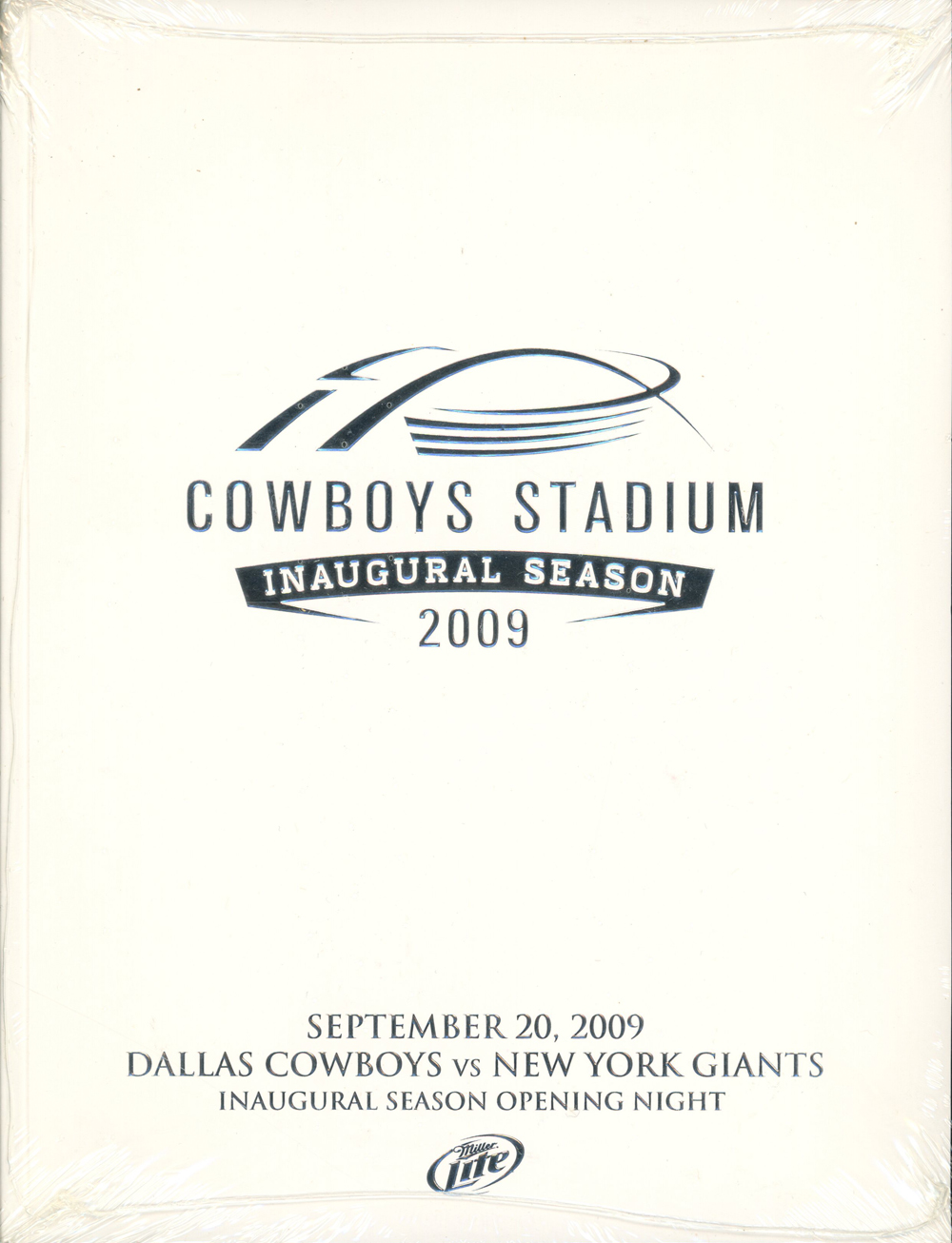 Dallas Cowboys Stadium Inugural Season 9/20/2009 Opening Night vs Giants